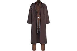 COSPLAYBOX Anakin Costume Adult Men Tunic Hooded Robe Outfits Halloween Cosplay Uniform