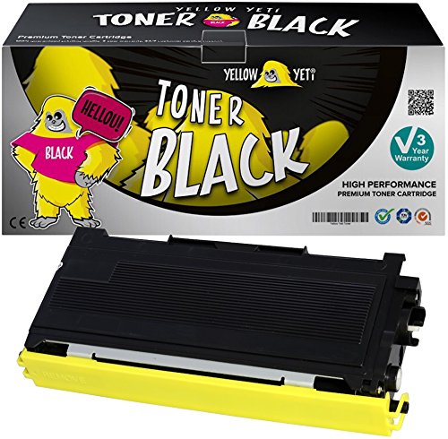 YELLOW YETI TN2000 (2,500 Pages) Compatible Toner Cartridge for Brother HL-2030 HL-2032 HL-2040 HL-2050 HL-2070 HL-2070N DCP-7010 DCP-7020 DCP-7025 FAX-2820 FAX-2920 MFC-7420 [3 Years service]