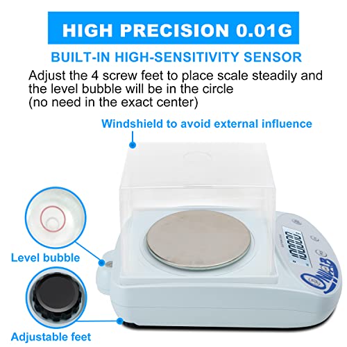 Digital Scale Gram Accuracy ONiLAB Precision Lab Scale 1000g