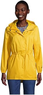 Womens Packable Waterproof Raincoat 