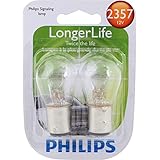 Philips 2357 LongerLife Miniature Bulb, 2 Pack - 2357LLB2
