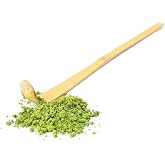 1Pc Brown Bamboo Matcha Scoop Japanese Chashaku Hooked Green Tea Spoon for Tea Ceremony 18cm, Tea Scoops, Coffee, Tea and Espresso