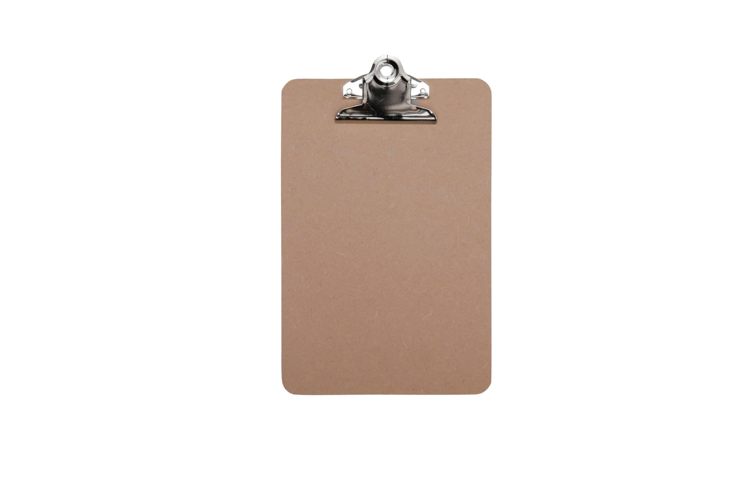 Maul Maulclassic Clipboard A5 Tall Hardboard Wood Recyclable Retro Clips 15mm Clamp Width 2392470