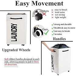 Haundry 86L Large Collapsible Laundry Hamper with