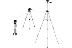 3110 Pro Camera Tripod Lightweight Flexible Portable Three-Way Quick Release Plate Height Adjustable Center Column 4-Section 