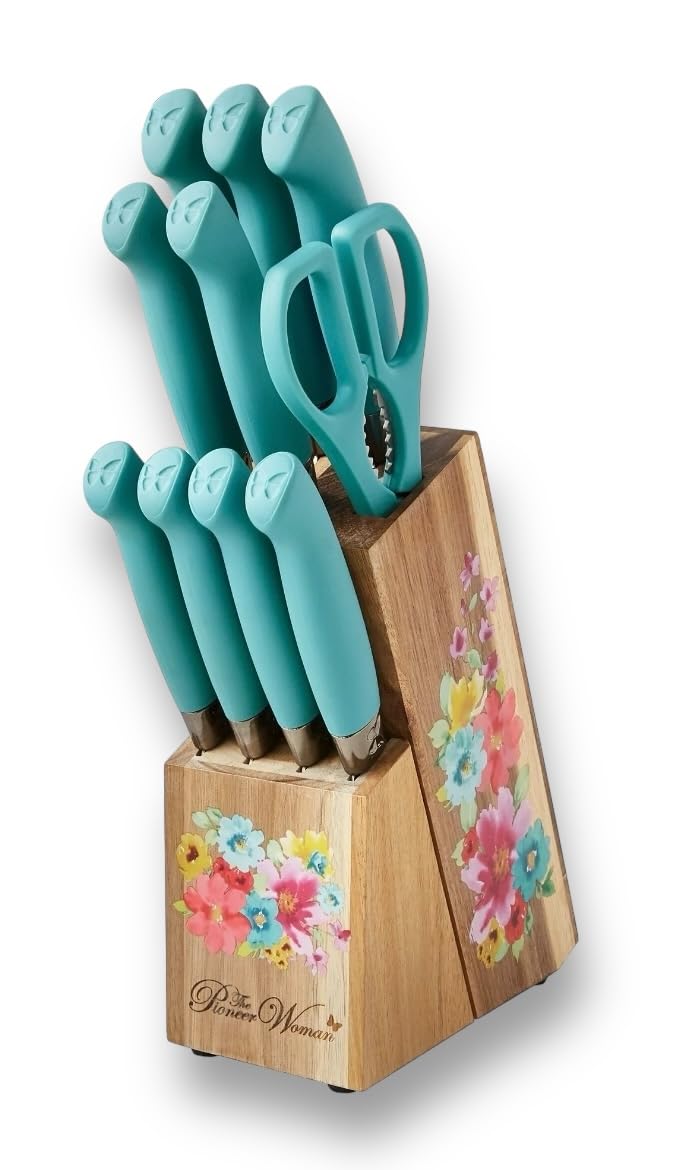 Generic Pioneer Woman Teal 11-Piece Stainless Steel