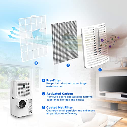 Rosewill Portable Air Conditioner 12,000 BTU, 4in1 AC, Fan