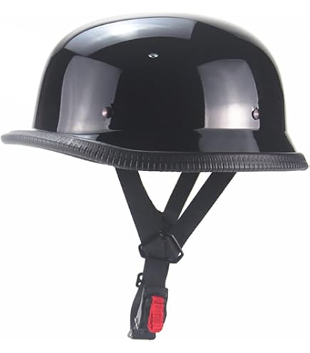 chrome mirrored low profile german dot motorcycle helmet chopper Amazon.com: Open Face Motorcycle Half Shell Helmet - DOT Approved Mirror  Silver Chrome Portable German Style Retro Half Helmet Cap for Men Women  Cruiser Moped Chopper Scooter
