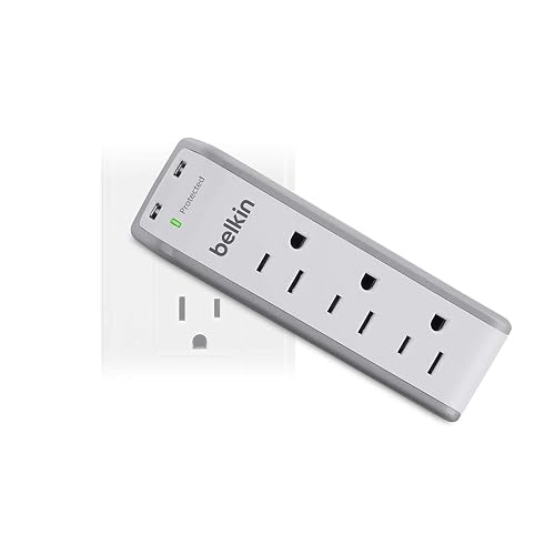 GE 6-Outlet Extender Wall Tap - Side Access Vertical Power Splitter, 3-Prong, Space Saving For Home, Office, Dorm 5 thumbnail image