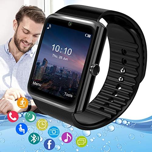Smart Watch, Bluetooth Smartwatch Touch Screen Wrist Watch with Camera