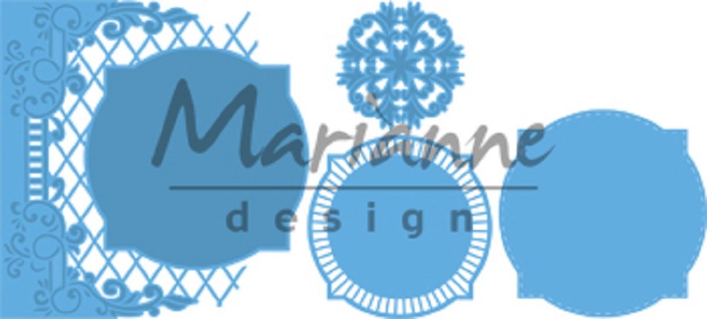 Marianne Design Creatables Anja Marquee Die, Metal, Blue, 18.6 x 16.4 x 0.2 cm