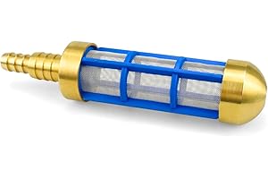 TIKSCIENCE Pressure Washer Filter Brass 3/4'' 5/8'' Hose Water Suction Strainer Pickup Filter Hose Inlet Strainer for Water Tank Connection to Suction Hose