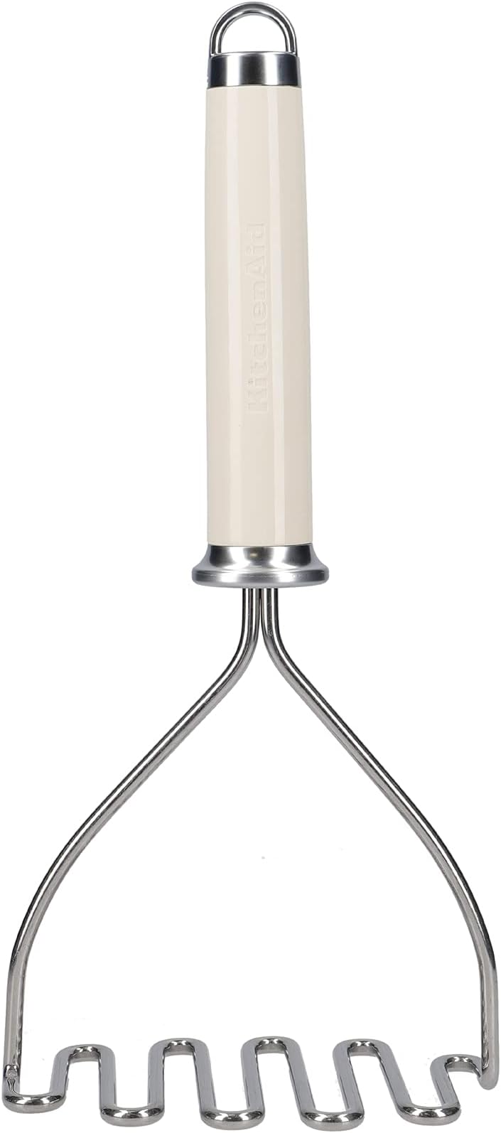 KitchenAid Potato Masher Strong Stainless Almond Cream
