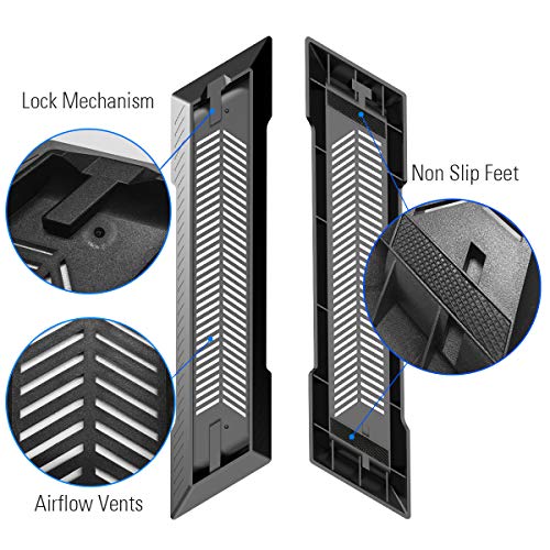 Kootek Vertical Stand for PS4 Slim, with Airflow Vents & Non Slip Feets