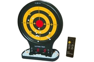 APROFAMILY Air Gun Electronic Target for Shooting, Reusable BB & Pellet Guns with Trap Net Catcher Training Targets