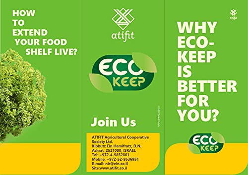 Atifit’s Innovative Food Bags Prolong Freshness of Herbs Greens vegetable and Fruits (Banana)