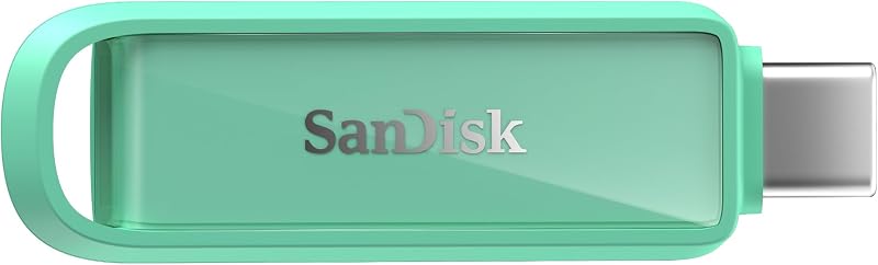 Phone Drive con USB Type-C 256 GB (para teléfonos Inteligentes, tabletas y Ordenadores, velocidades de 150 MB/s, Haz copias automáticas, recuperación de Datos) - Verde Espuma de mar — foto 1 de 8