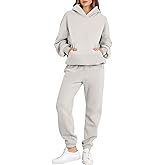 ANRABESS Womens 2 Piece Outfits Lounge Hoodie Oversized Sweatshirt Jogger Sweatpants Y2K Tracksuit Sweatsuit Set Fall Clothes