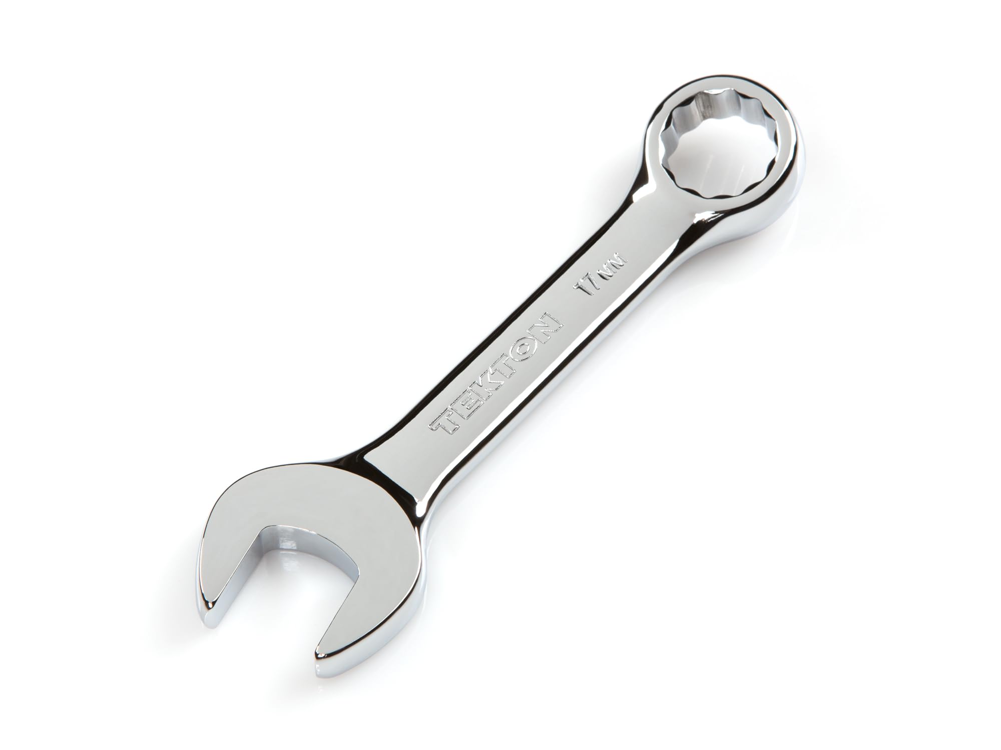 TEKTON 18073 Stubby Combination Wrench, 17 mm