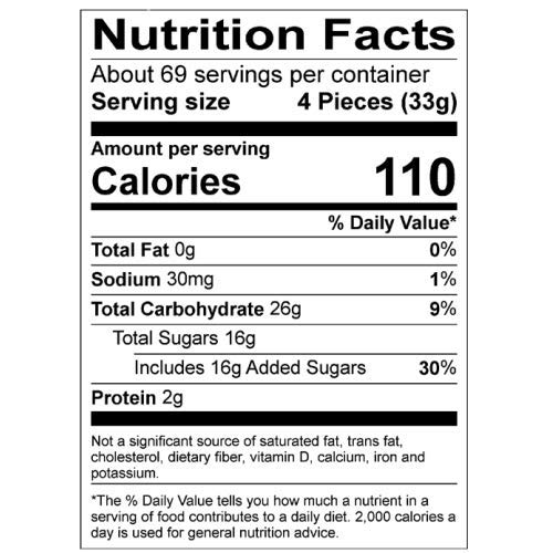 TROLLI PEACHIE O’S SOUR GUMMY RINGS CANDY, 5 POUND BULK BAG