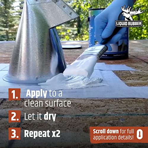 Liquid Rubber Color Sealant MultiSurface Leak Repair Indoor and