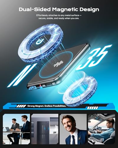 128G (9800 Hour) Voice Activated Recorder, Double-Sided Magnetic Audio Recorder with Playback, MP3 Form Voice Recorder with AI Noise Reduction, USB-C Listening Devices, 70H Continuous for Lectures