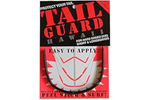 SURFCO HAWAII SurfCo - Surfboard Tail Guard Kit (Available in Clear, Black and White)