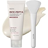 NACIFIC Rice Pepta Collagen Peel-Off Wrapping Mask 2.46oz 70g, Facial Mask Pack, Firming, Elasticity, Pore Minimizing, Glowy Glass Skin, Korean Skincare