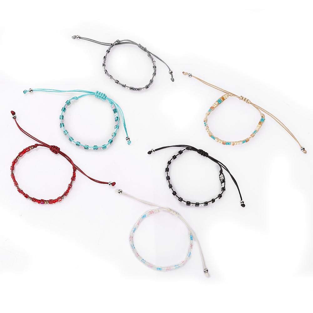 Delicate Bracelet, Strong Hand Woven 6 Colors Beautiful Bracelet Jewelry, Wonderful for Lovers Friends