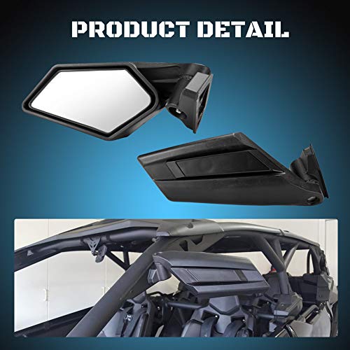 X3 Side Mirrors, A & UTV PRO Rear View Mirrors for Can am Maverick X3