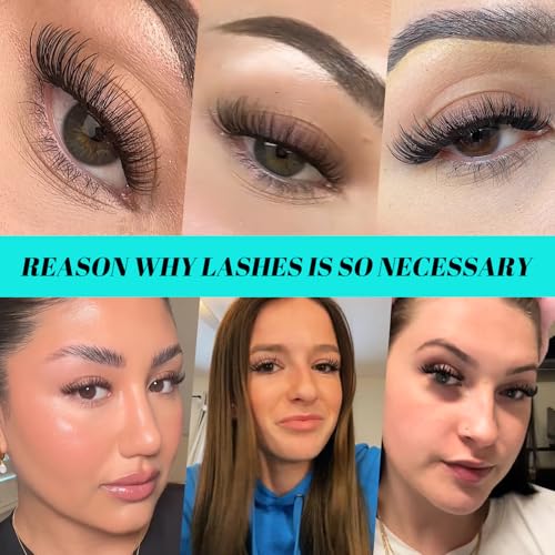 Lash Clusters Kit, 320PCS Natural & Wispy Lash Extensions 30D 40D, 9-16mm | 320PCS Natural & Wispy Lash Clusters, 9-16mm mixed lengths for soft and fluffy lash styles.