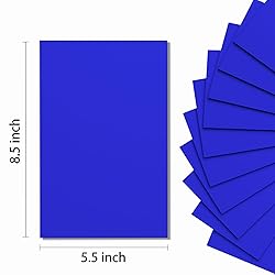 Do²ping Dark Blue Foam Sheets Crafts, 8.5x5.5 Inch