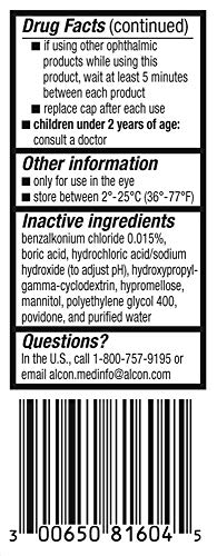 PATADAY ONCE DAILY RELIEF EXTRA STRENGTH RELIEF, 2.5ML (PACK OF 1)