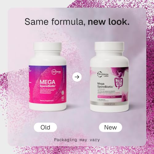 MegaSporeBiotic Probiotico | Microbiome Labs | 60 capsulas | Probioticos a base de esporas