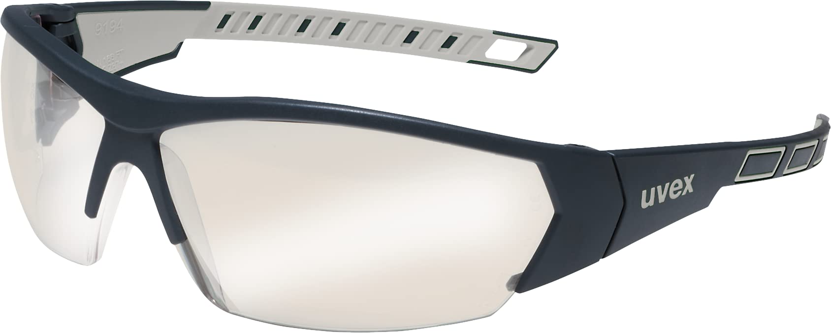 uvex i-works Spectacles - Safety Glasses in Sport Design - Anti-fog Coating - Sunglare Filter - UV 400 Protection - Metal-free