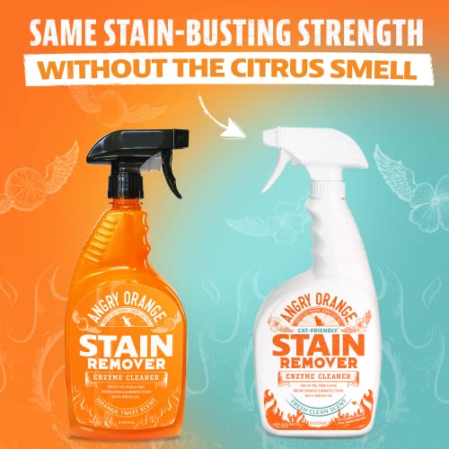 ANGRY ORANGE Cat Urine Odor Eliminator & Stain Remover Stain Cleaner