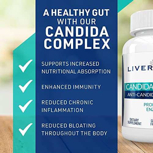 Liver Medic Candida Complex Digestive Enzymes, Enzymes for Digestion