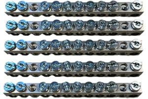 South Bend Components 10 Terminal Ground Bar (Max 1 AWG) 5-Pack