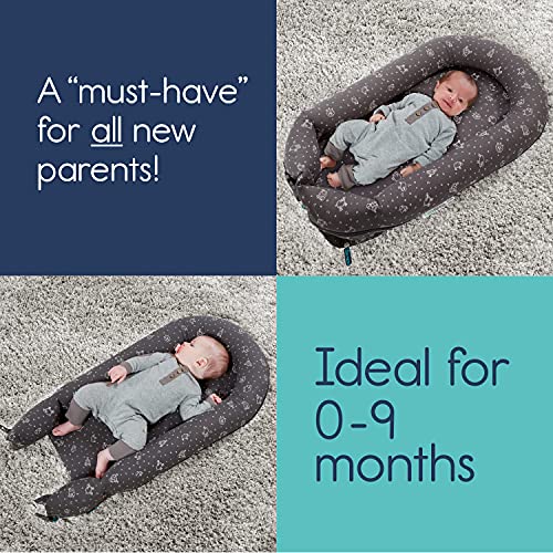 hiccapop Daydreamer Inflatable Portable Baby Lounger for Newborn Baby