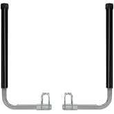 JY PERFORMANCE Boat Trailer Guide-ons, 40"/48" Adjustable, Rustproof Electro-Galvanized Steel Trailer Guide ons, Trailer Guides with PVC Pipes, for Ski Boat, Fishing Boat, Sailboat Trailer 2PCS