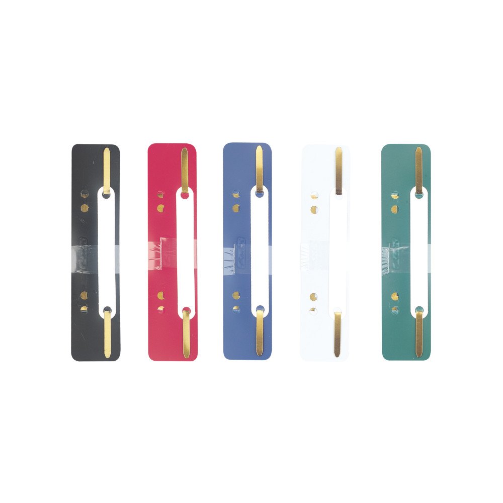 Herlitz 8767501 Adhesive Strips PP 3.4 x 15 cm, 10 pcs, Colour Sorted Colourful 25 Stück Mixed