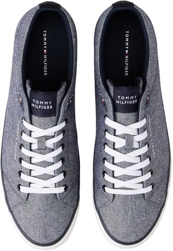 Uomo Sneakers Vulcanizzate Chambray Profilo Basso, Blu (Desert Sky), 42