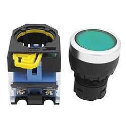 TWTADE/Red Yellow Green Momentary Switch, Red
