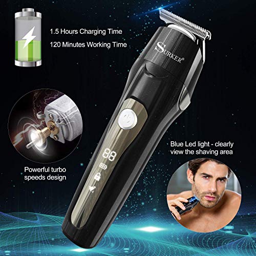 Beard Trimmer for Men, Nivlan Mens Beard Trimmers Cordless Hair Trimmer