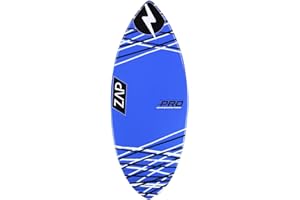 ZAP SKIM'ERS Zap Skimboards - Classic Series Pro Medium Skimboard 52" (3/4" Thick) - Assorted Colors - Continuous Core with E-Glass Wrap, Polyester Resin, and TuffCoat Gloss Finish