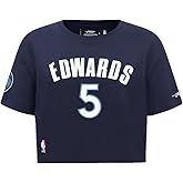 Pro Standard NBA Womens Womens NBA Minnesota Timberwolves Classic Player Cotton Short Sleeve Boxy Tee