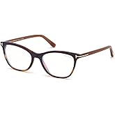 Eyeglasses Tom Ford FT 5636 -B 055 Violet & Red Havana, Light Brown, Rose Gold/