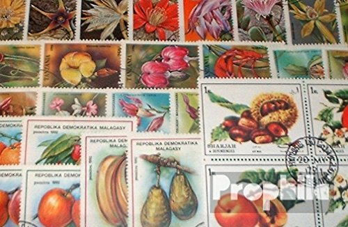 Prophila Collection Motives 50 various Flowers and Plants stamps (Stamps for collectors) plants/mushrooms