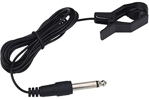 Bnineteenteam Clip On Pickup Microphone Vocal Pickup Compatible with Tuner Instruments