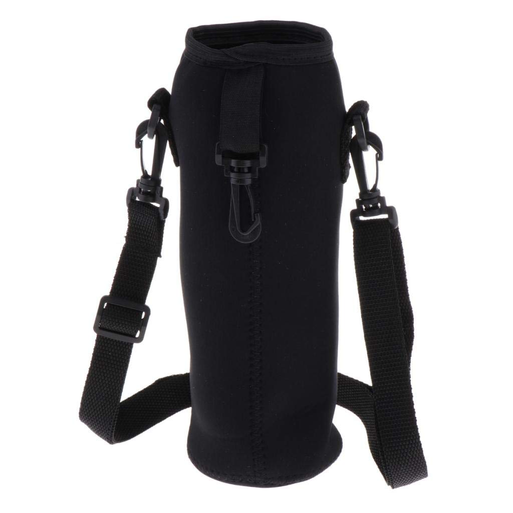 MagiDeal Water Bottle Carrier Insulated Cover Bag Pouch Holder Shoulder Strap 1L — image 1